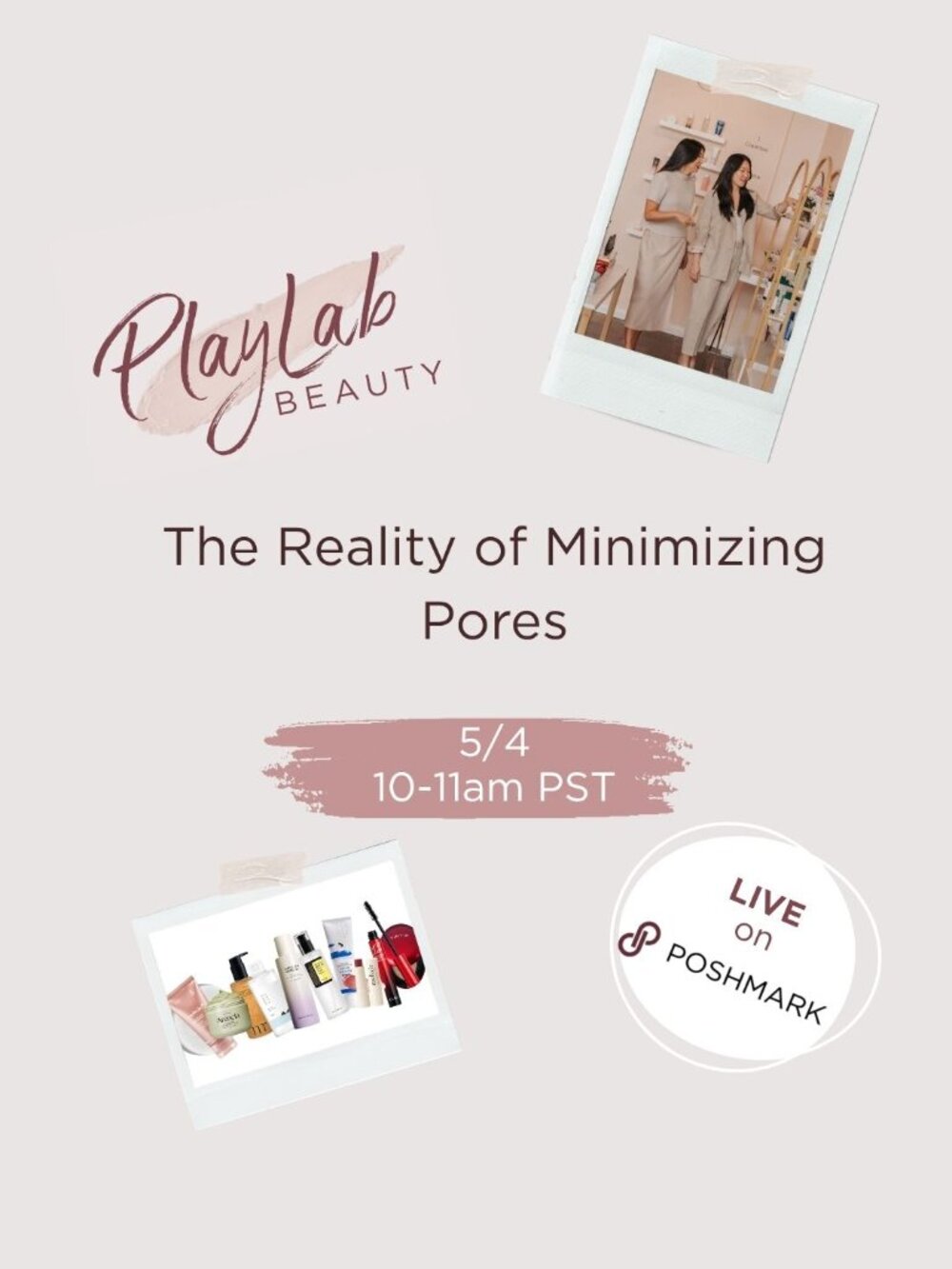 5/4 LIVE SHOW: The Reality of Minimizing Pores  + Freebies + Giveaways!